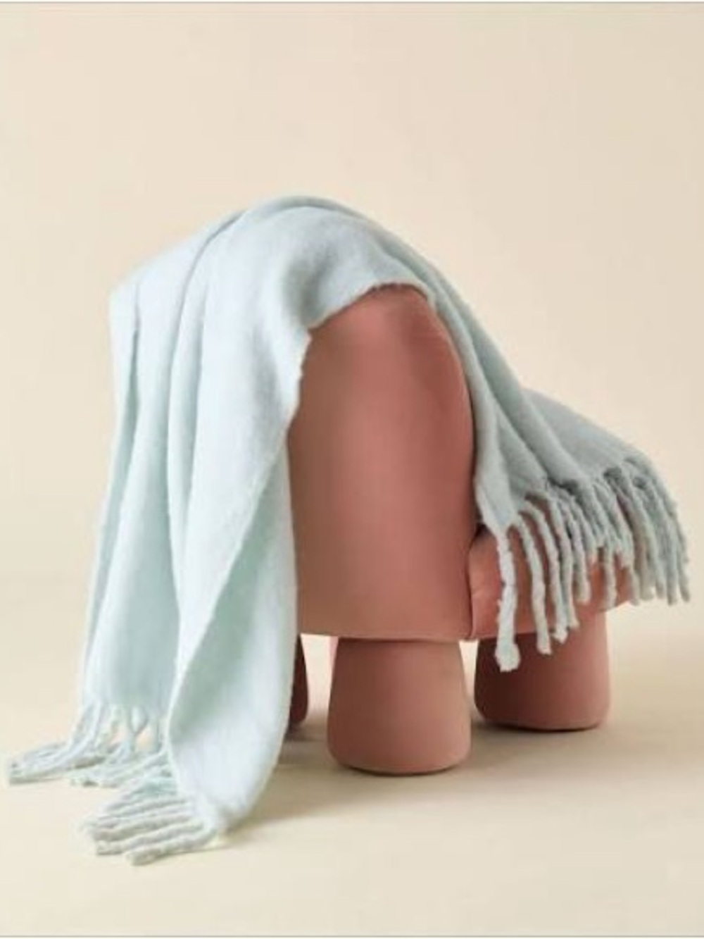 Monroe Faux Mohair Scarf Throw Blanket